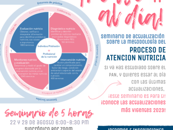 Seminario de actualización sobre la metodología del Proceso de Atención Nutricia (Actualización 2023)